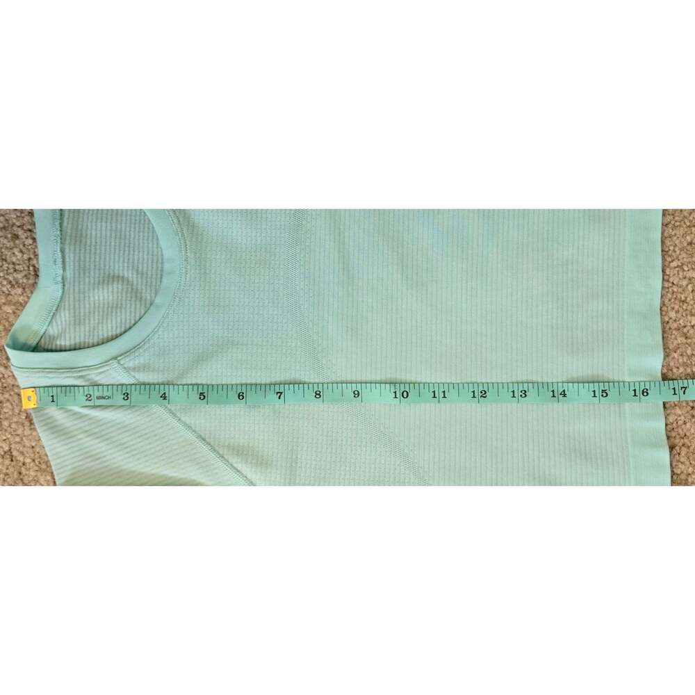 Lululemon Swiftly Tech Cropped Short Sleeve Shirt Mint - Picture 6 of 8
